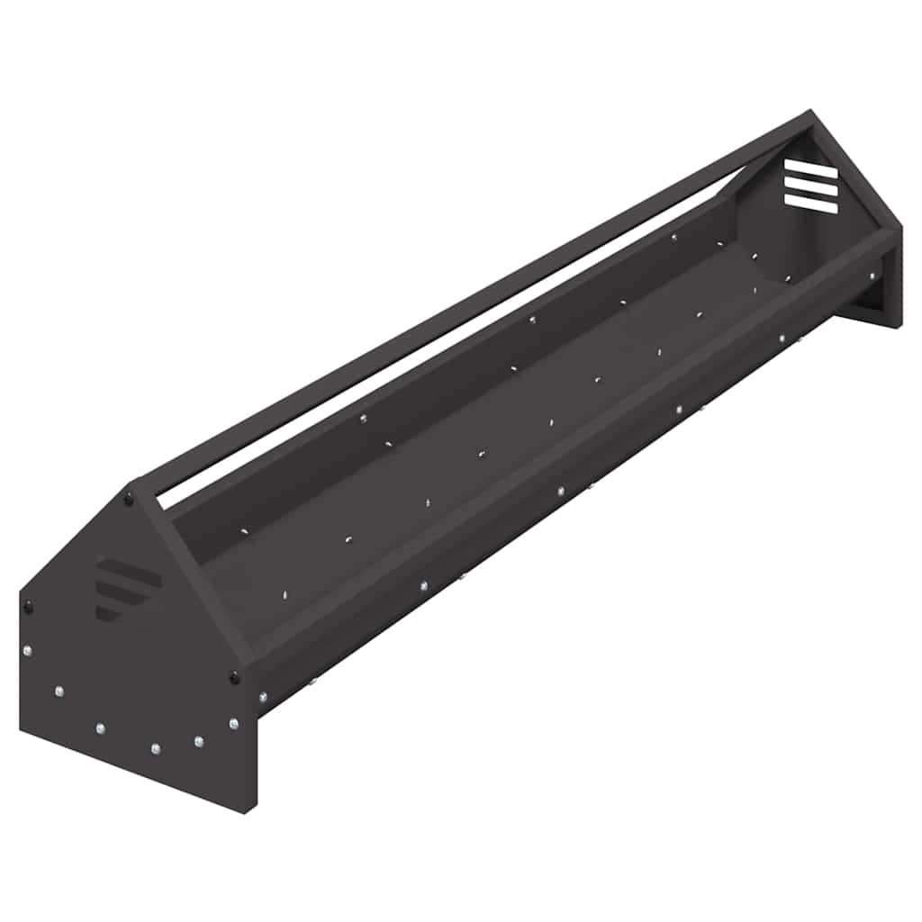 JGHEAB pentru hrănit pui Negru 108 x 20,5 x 20 cm GartenMobel Dekor