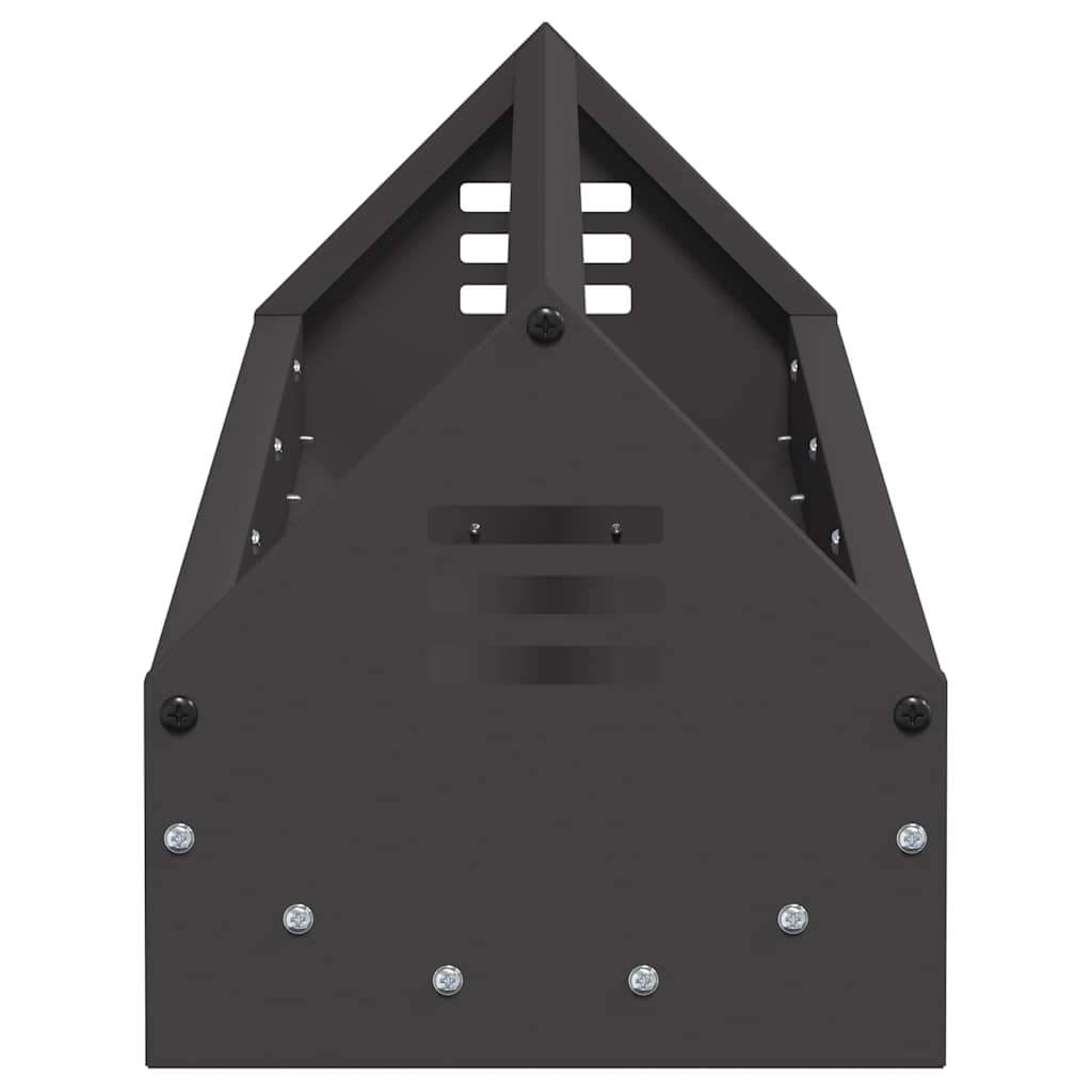 JGHEAB pentru hrănit pui Negru 108 x 20,5 x 20 cm GartenMobel Dekor