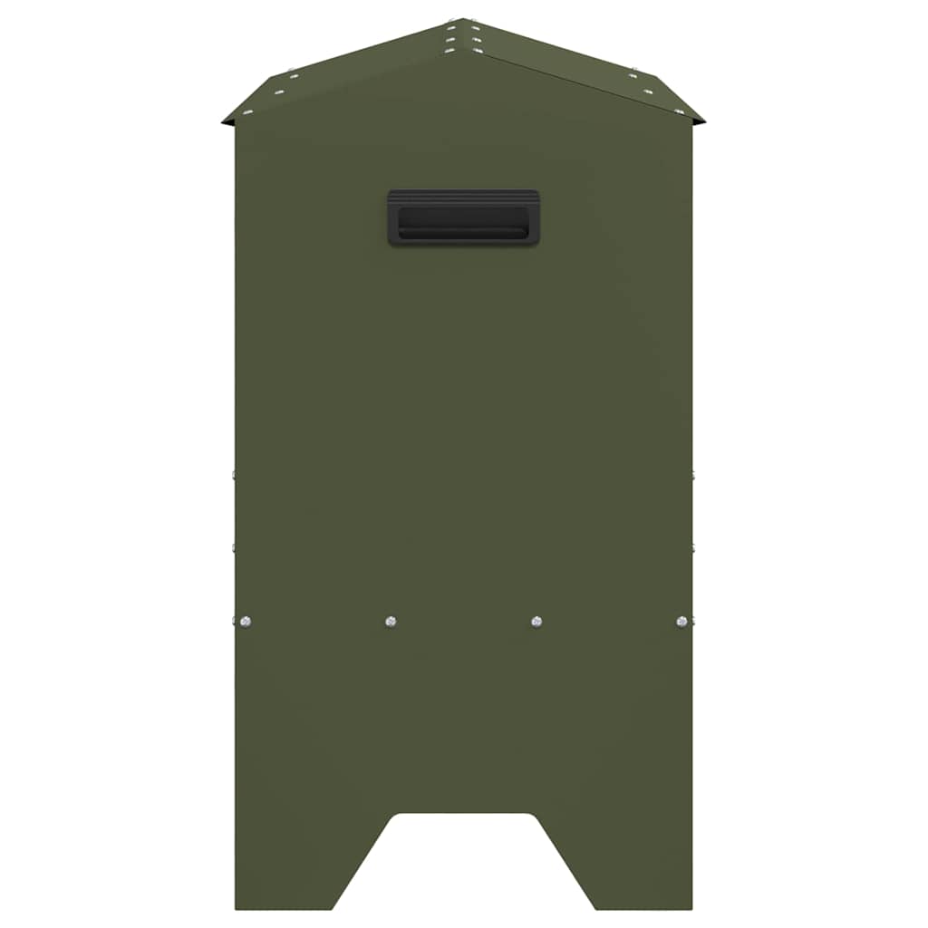 Jgheab pentru hrănirea animalelor Verde măsliniu GartenMobel Dekor