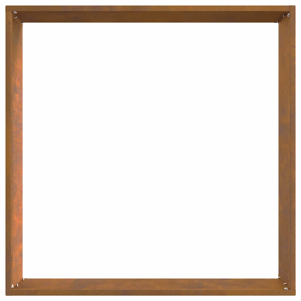 Margine pentru gazon 6 pcs Ruginit 50 x 50 x 13 cm GartenMobel Dekor