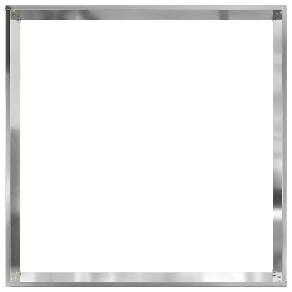 Margine pentru gazon 6 pcs Argintiu 60 x 60 x 13 cm GartenMobel Dekor