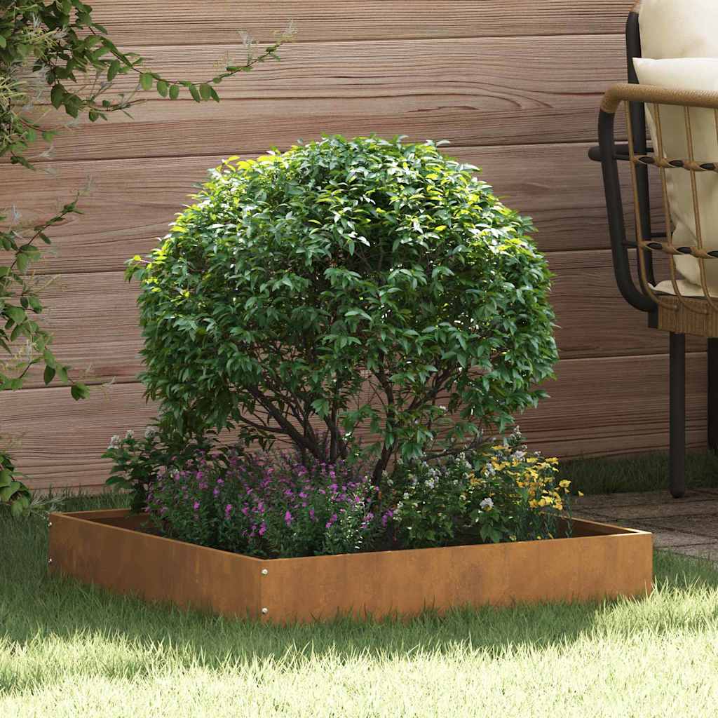 Margine pentru gazon Ruginit 60 x 60 x 13 cm GartenMobel Dekor