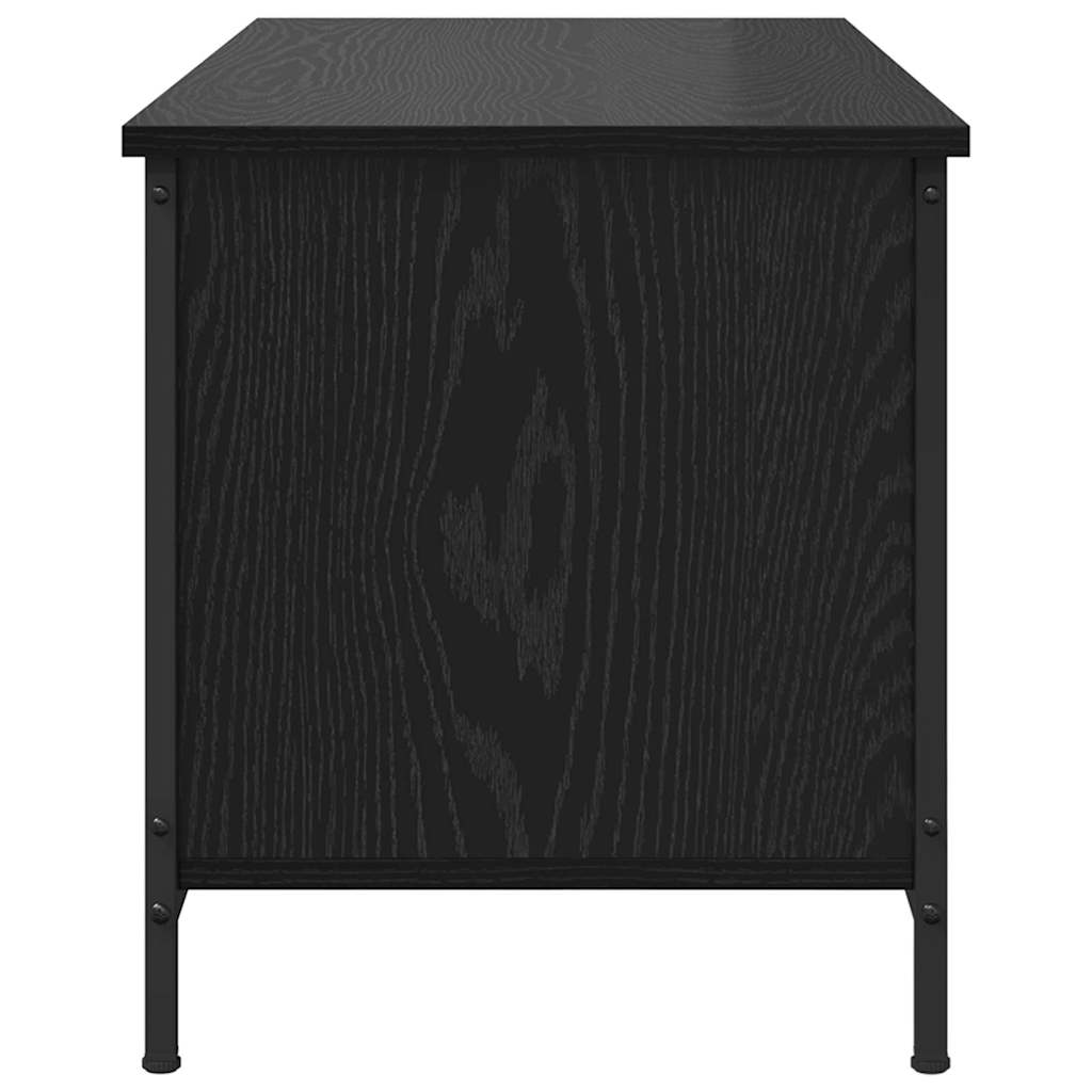 Cabinet TV Stejar Negru 100 x 40 x 45 cm Lemn compozit GartenMobel Dekor