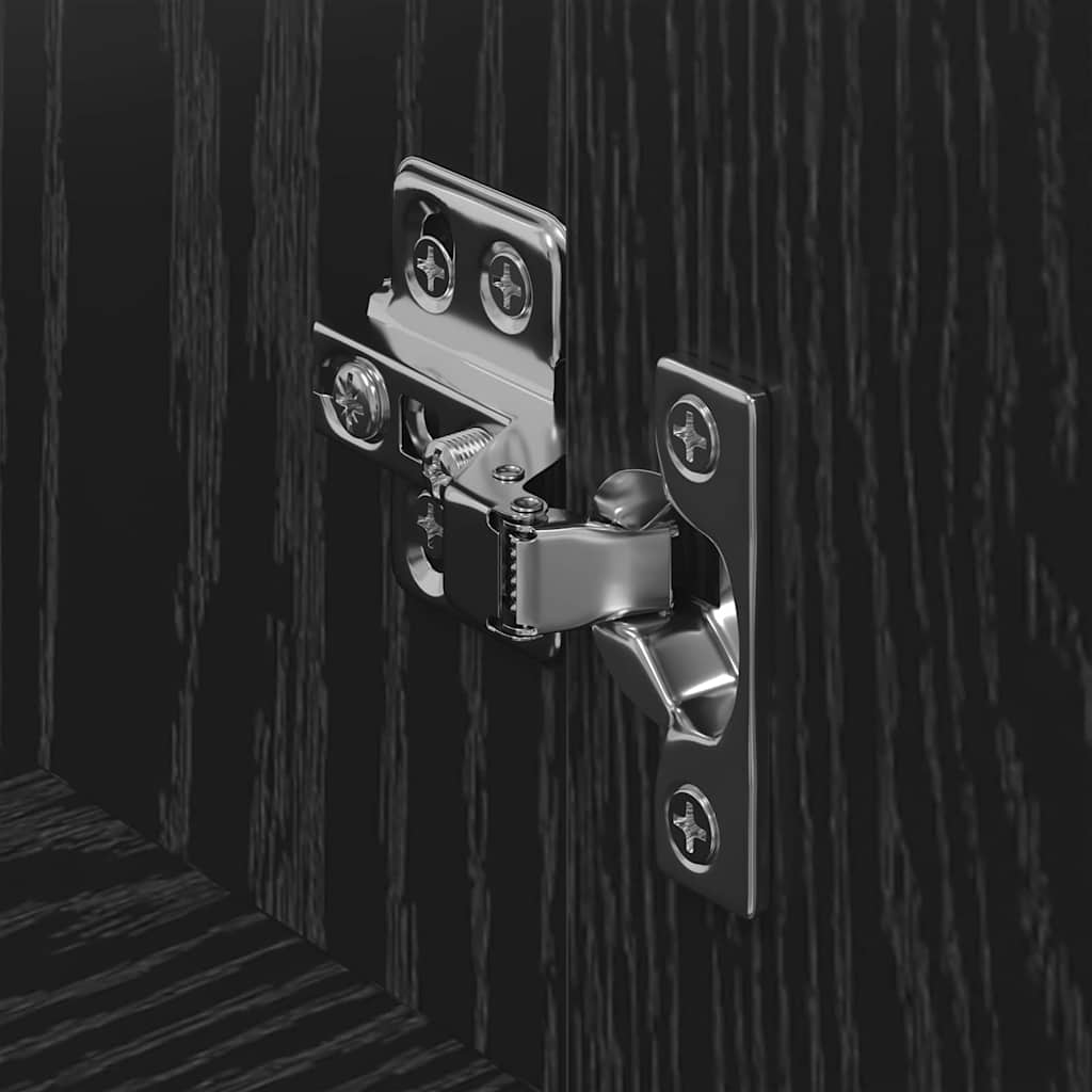 Cabinet TV Stejar Negru 100 x 40 x 45 cm Lemn compozit GartenMobel Dekor