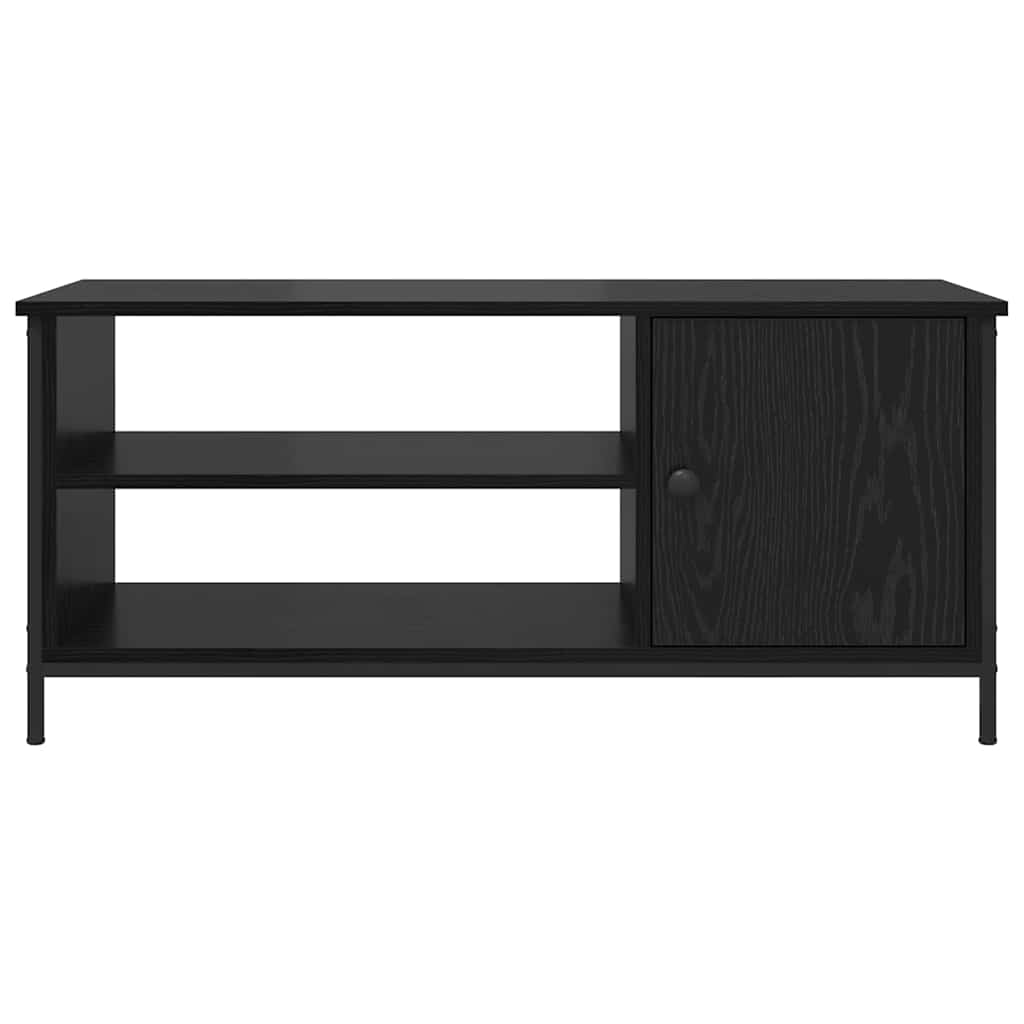 Cabinet TV Stejar Negru 100 x 40 x 45 cm Lemn compozit GartenMobel Dekor