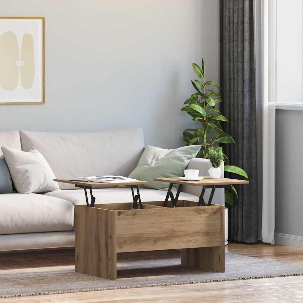 Masă de cafea Stejar Artizanal 102 x 50,5 x 46,5 cm GartenMobel Dekor