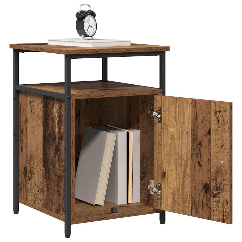 Dulap de noapte Lemn vechi Lemn compozit GartenMobel Dekor