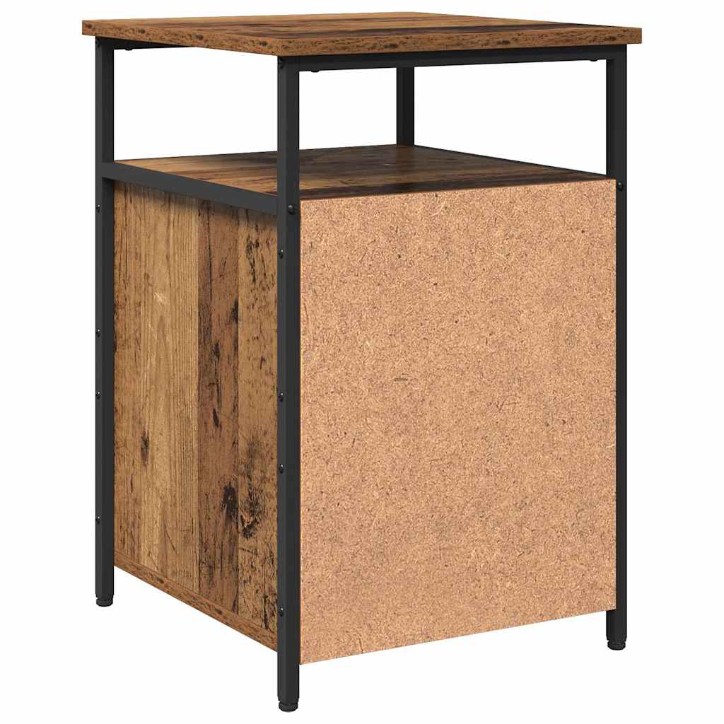 Dulap de noapte Lemn vechi Lemn compozit GartenMobel Dekor