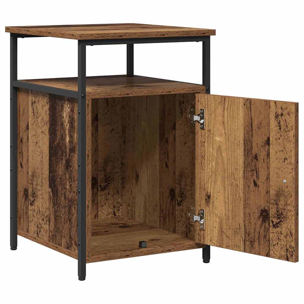 Dulap de noapte Lemn vechi Lemn compozit GartenMobel Dekor