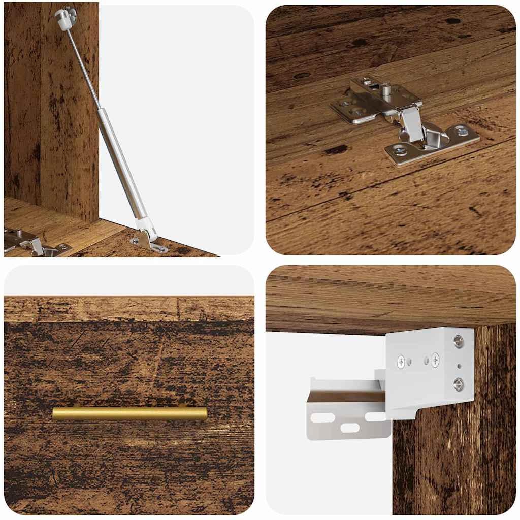 Dulap de perete Lemn vechi 100 x 36.5 x 35 cm Lemn compozit GartenMobel Dekor