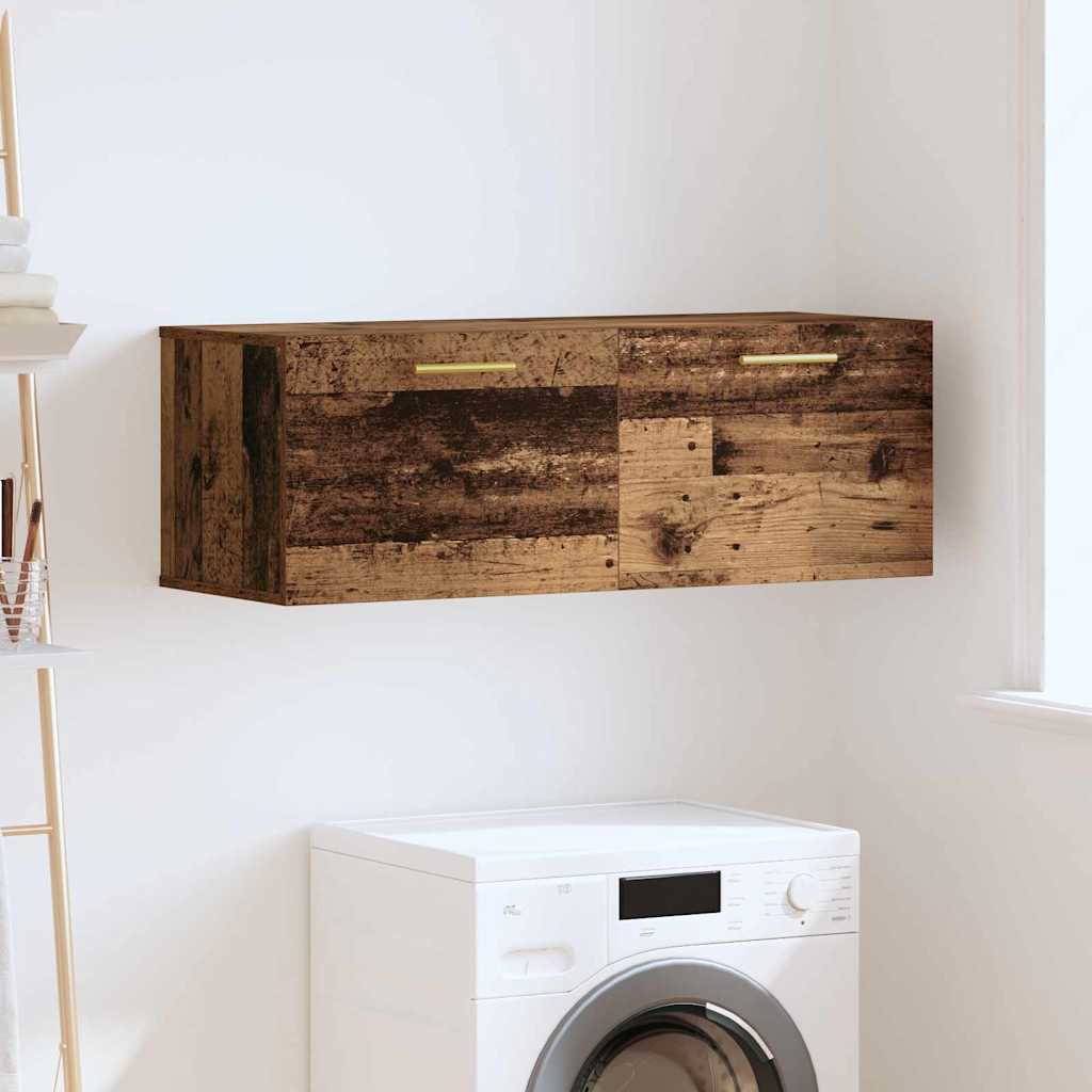 Dulap de perete Lemn vechi 100 x 36.5 x 35 cm Lemn compozit GartenMobel Dekor