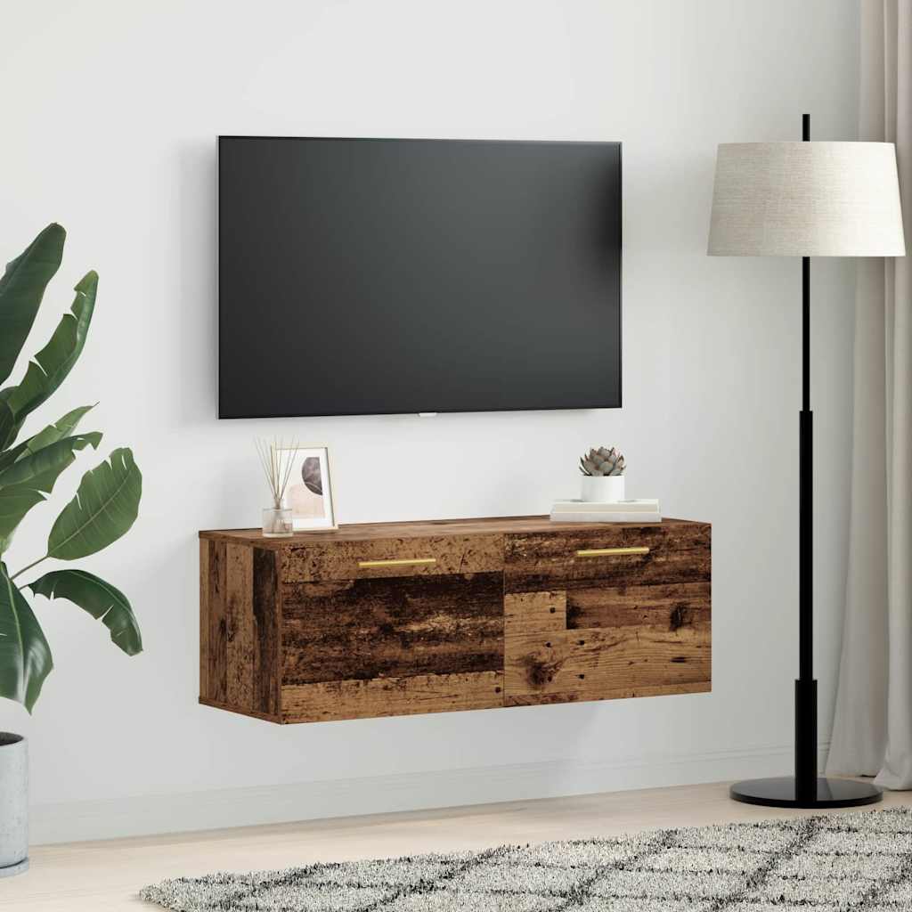 Dulap de perete Lemn vechi 100 x 36.5 x 35 cm Lemn compozit GartenMobel Dekor