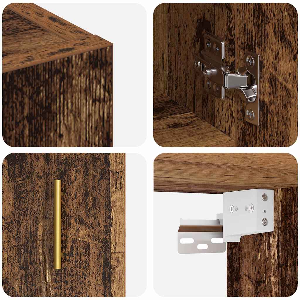 Dulap de perete Lemn vechi 60 x 31 x 70 cm Lemn compozit GartenMobel Dekor