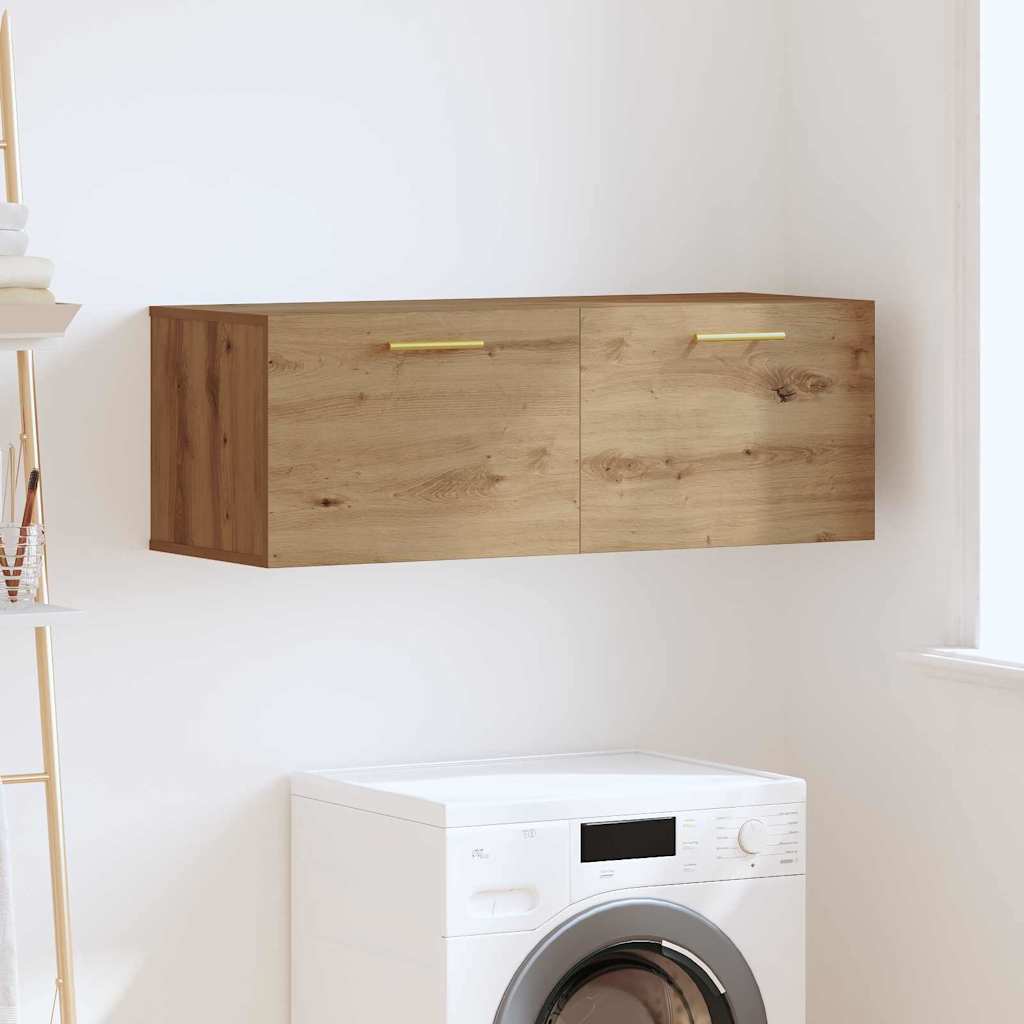 Dulap de perete Pe perete stejar artizanal 100 x 36.5 x 35 cm GartenMobel Dekor