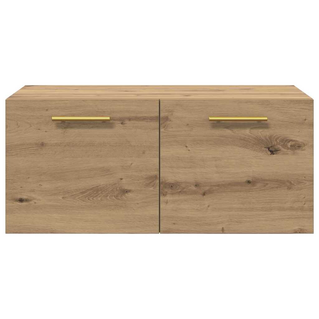 Dulap de perete Pe perete stejar artizanal 80 x 36.5 x 35 cm GartenMobel Dekor