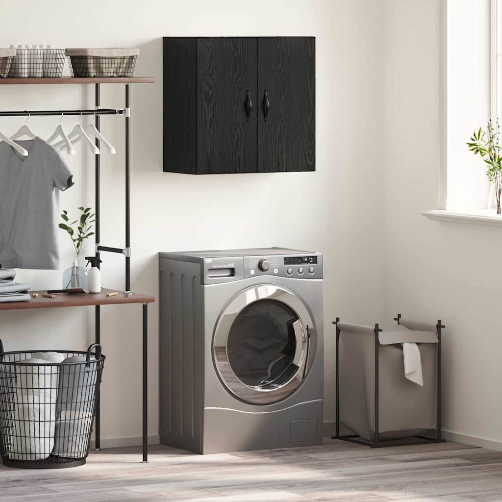 Dulap de perete Stejar negru 60 x 31 x 60 cm Lemn compozit GartenMobel Dekor