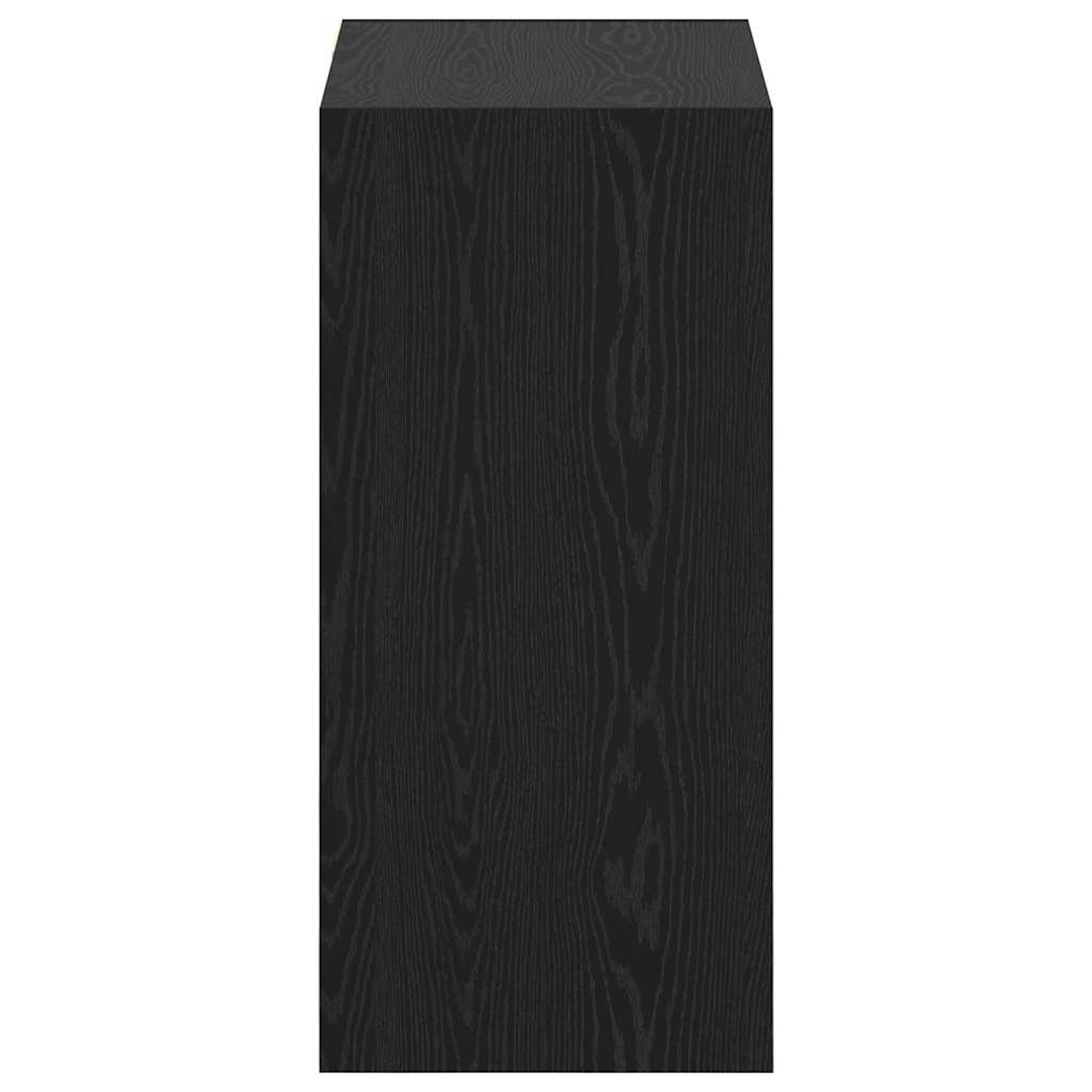 Dulap cu raft Stejar negru 77 x 48 x 102 cm Lemn compozit GartenMobel Dekor