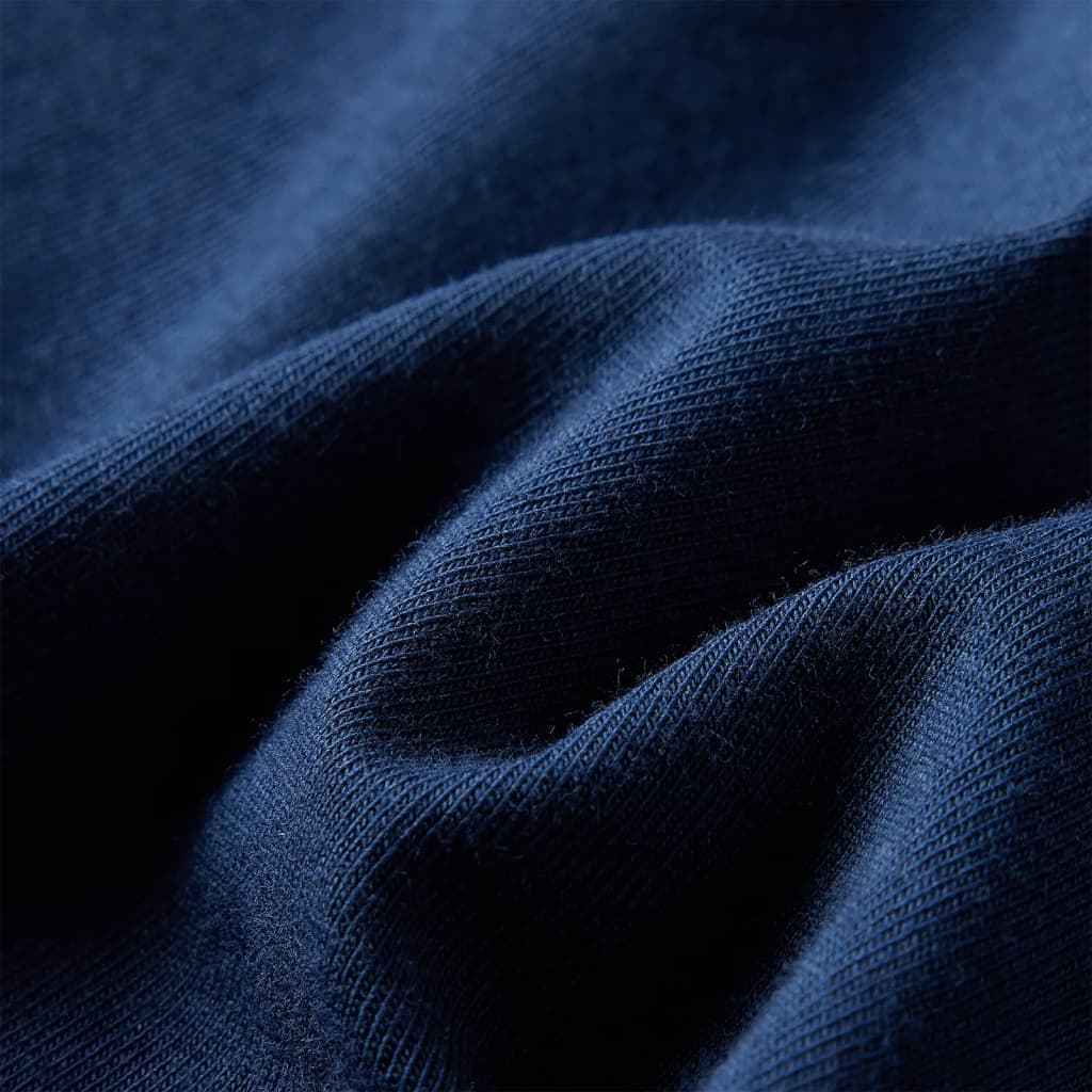 Tricou pentru copii cu mâneci lungi, bleumarin, 116 GartenMobel Dekor