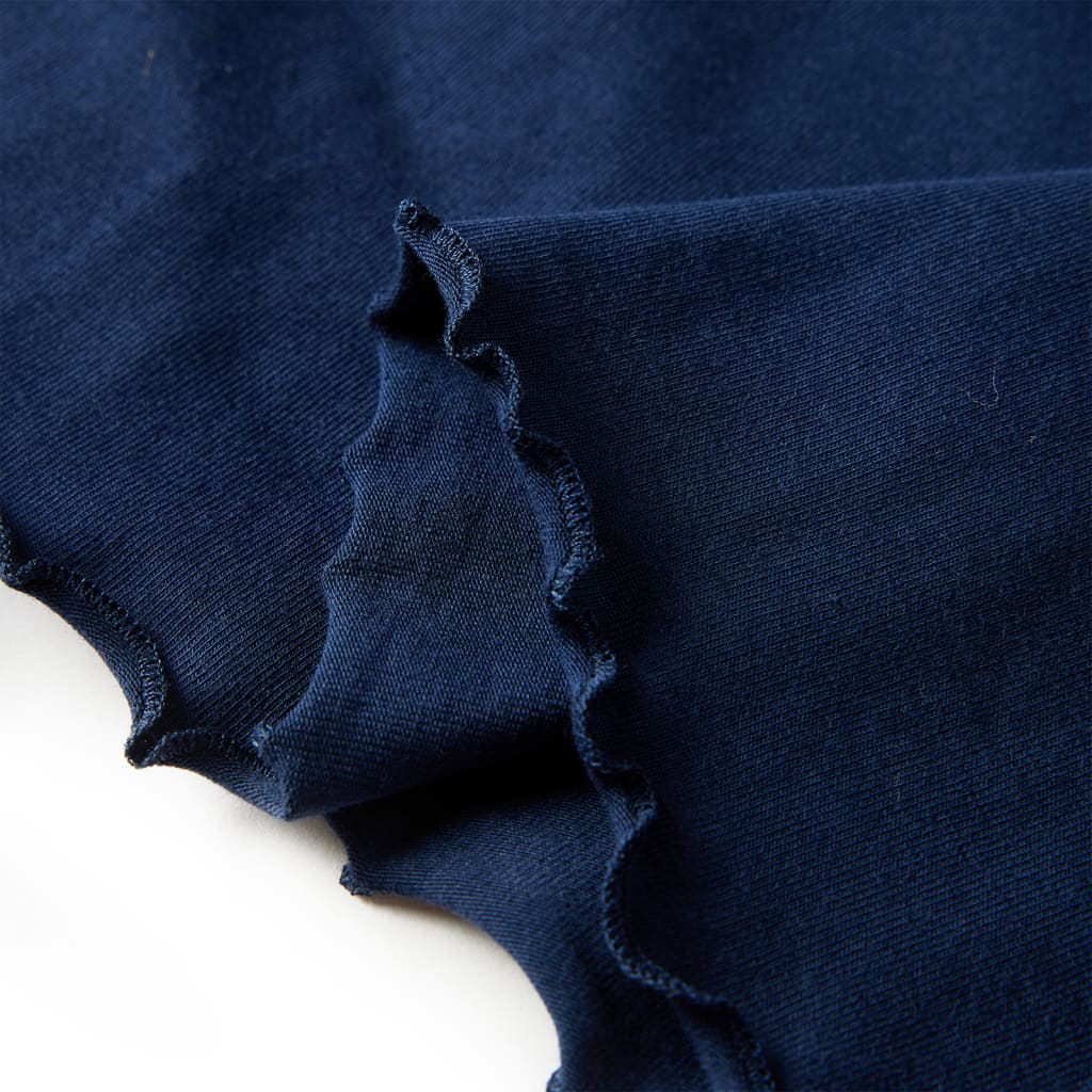 Tricou pentru copii cu mâneci lungi, bleumarin, 92 GartenMobel Dekor