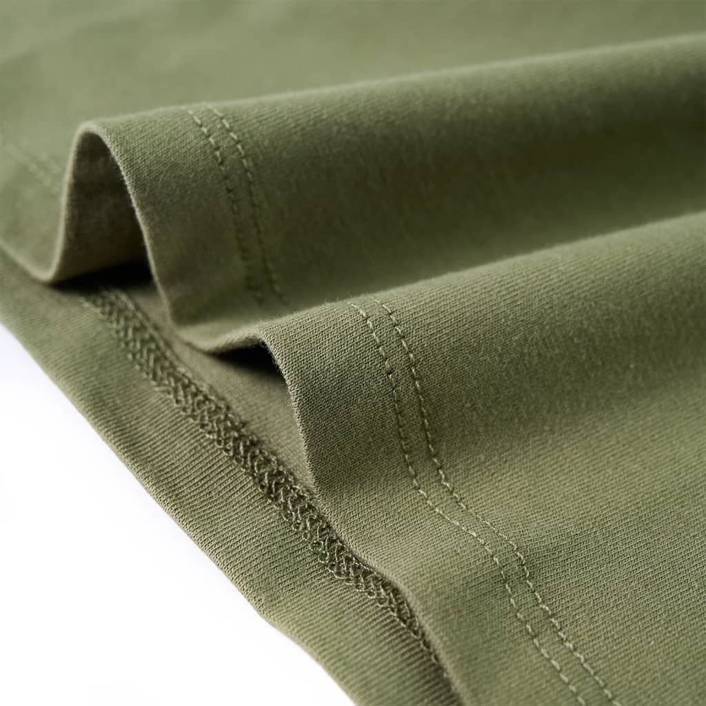 Tricou pentru copii cu mâneci lungi, kaki, 116 GartenMobel Dekor