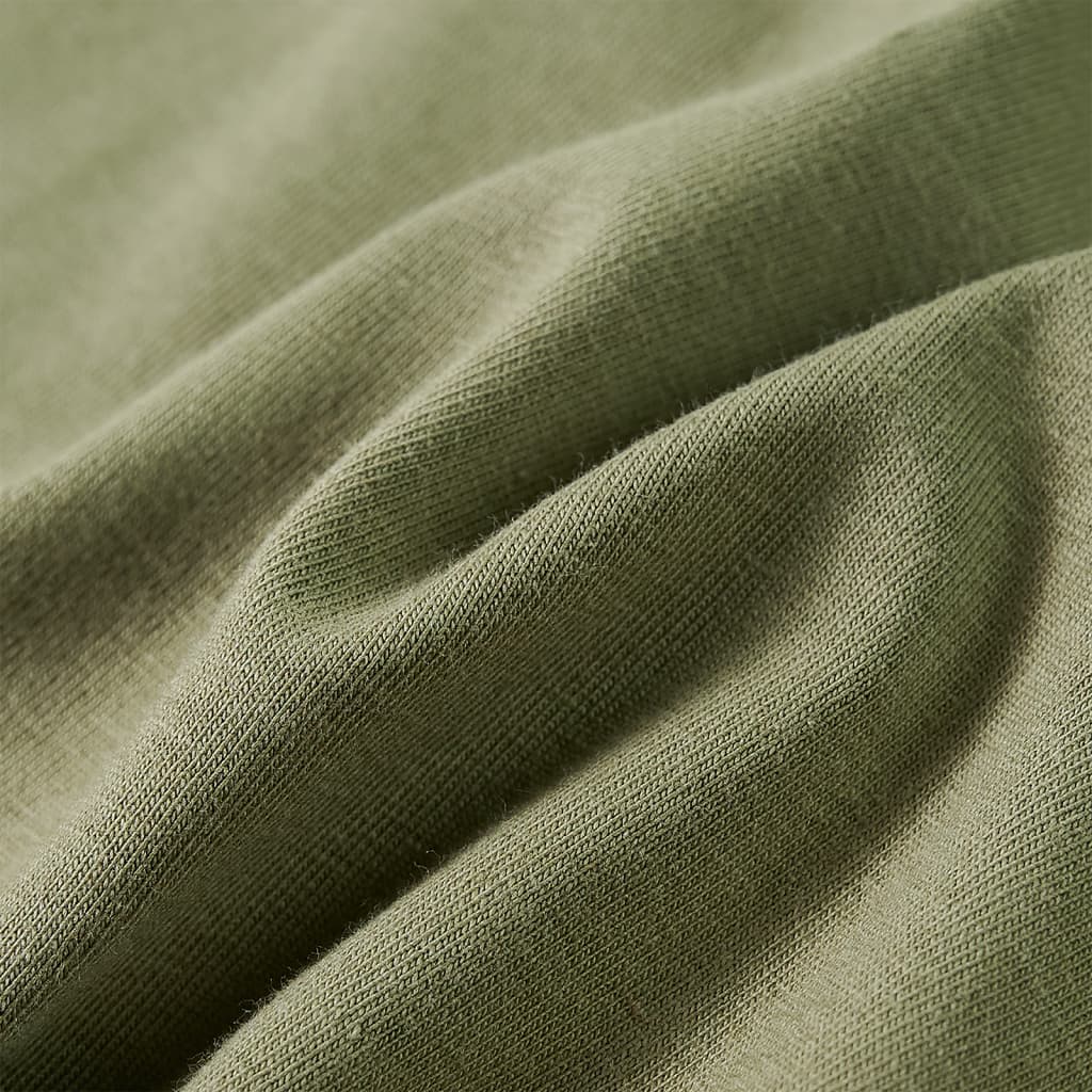 Tricou pentru copii cu mâneci lungi, kaki, 116 GartenMobel Dekor