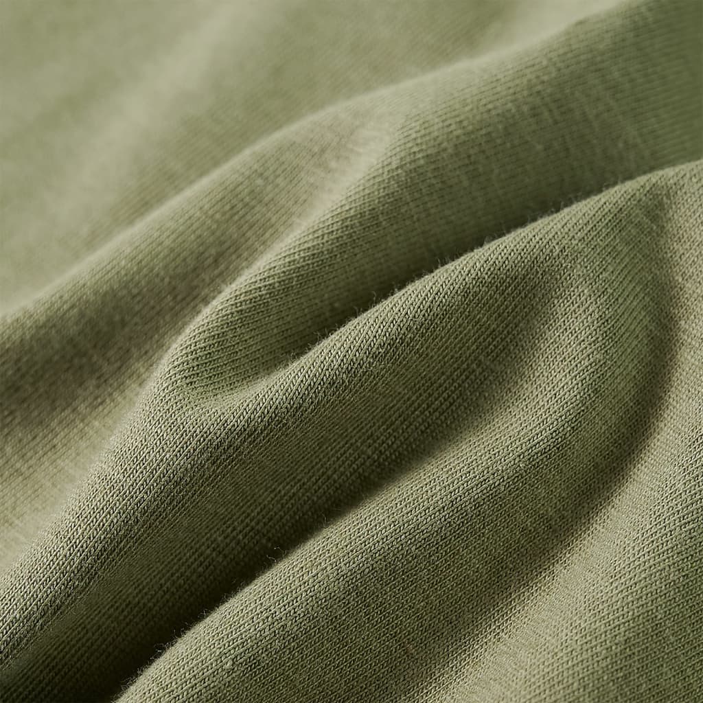 Tricou pentru copii cu mâneci lungi, kaki, 92 GartenMobel Dekor