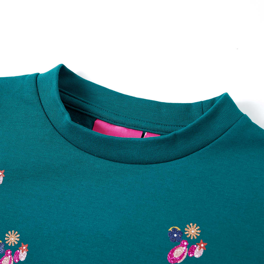 Bluzon pentru copii, verde închis, 104 GartenMobel Dekor