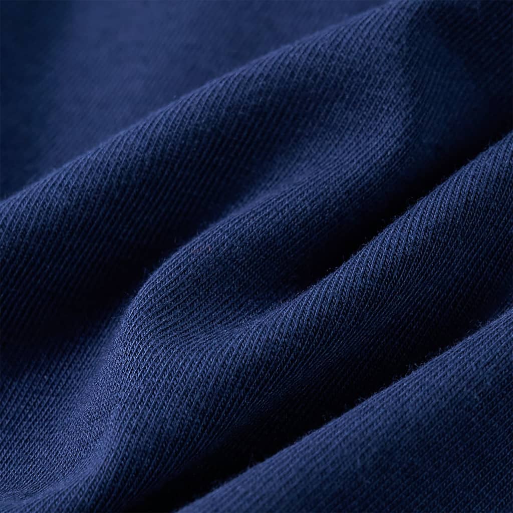 Tricou pentru copii cu mâneci lungi, bleumarin, 140 GartenMobel Dekor
