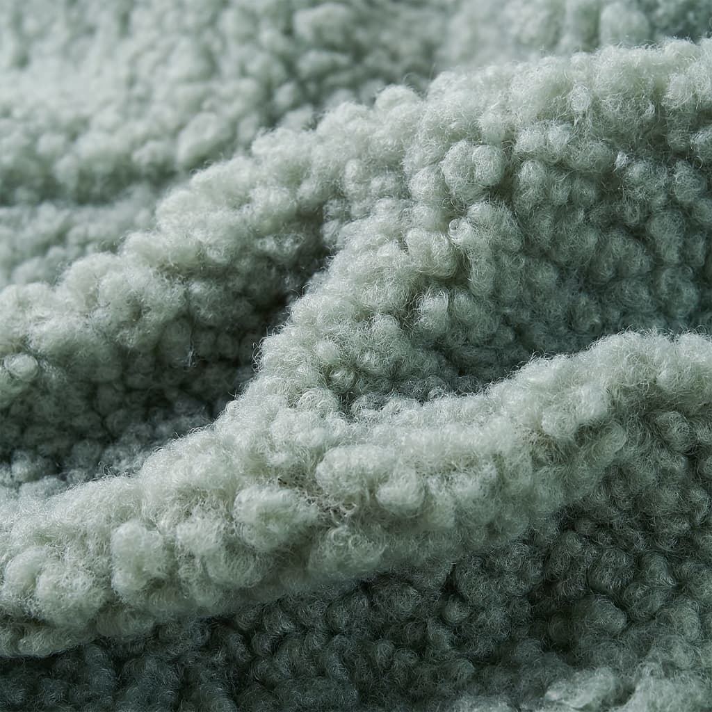 Jachetă cu glugă pentru copii blană artificială Teddy verde mentă 128 GartenMobel Dekor