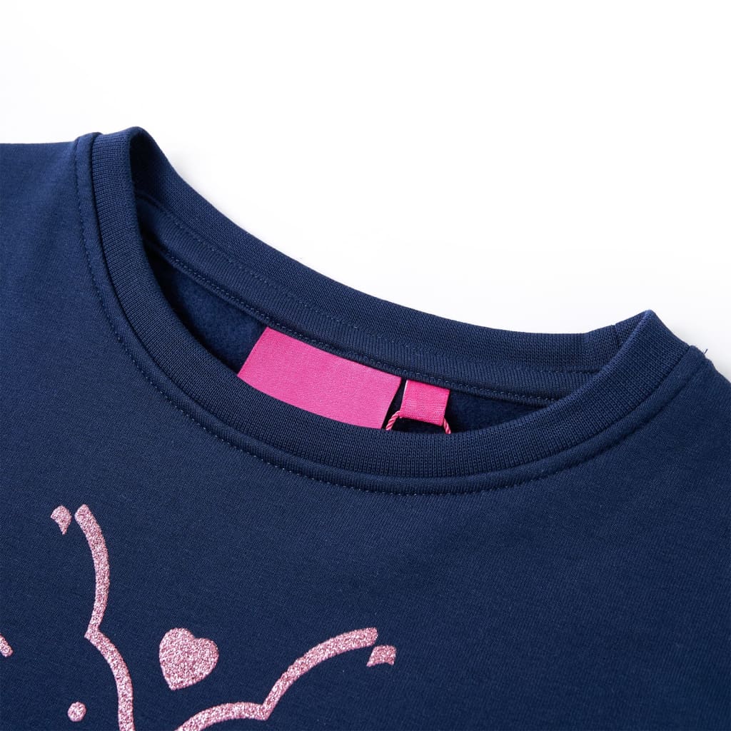 Rochie hanorac pentru copii, bleumarin, 104 GartenMobel Dekor