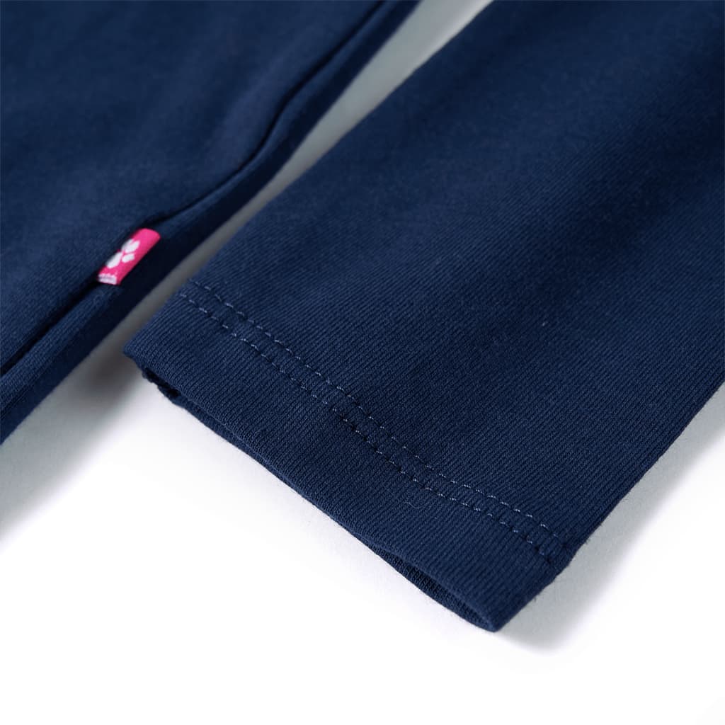 Tricou pentru copii cu mâneci lungi, bleumarin 104 GartenMobel Dekor