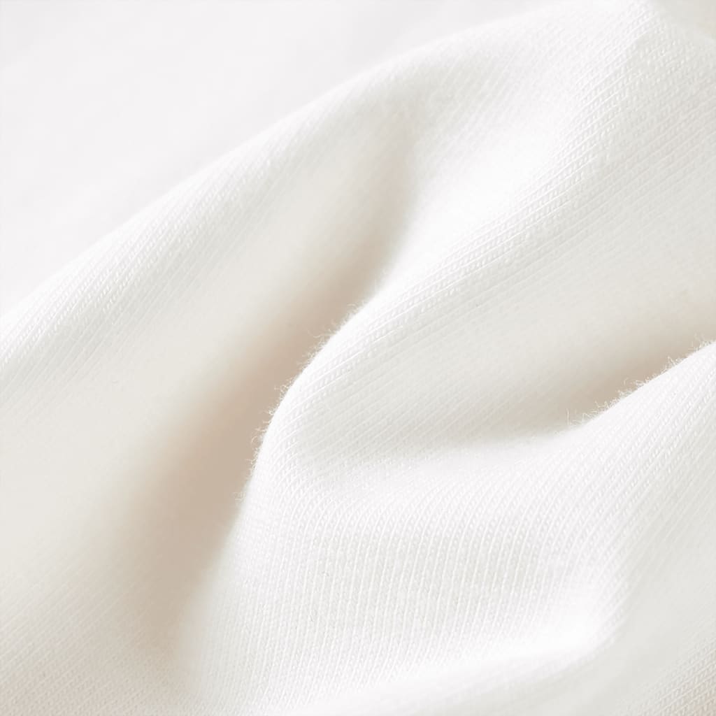 Tricou pentru copii cu mâneci lungi, ecru, 140 GartenMobel Dekor