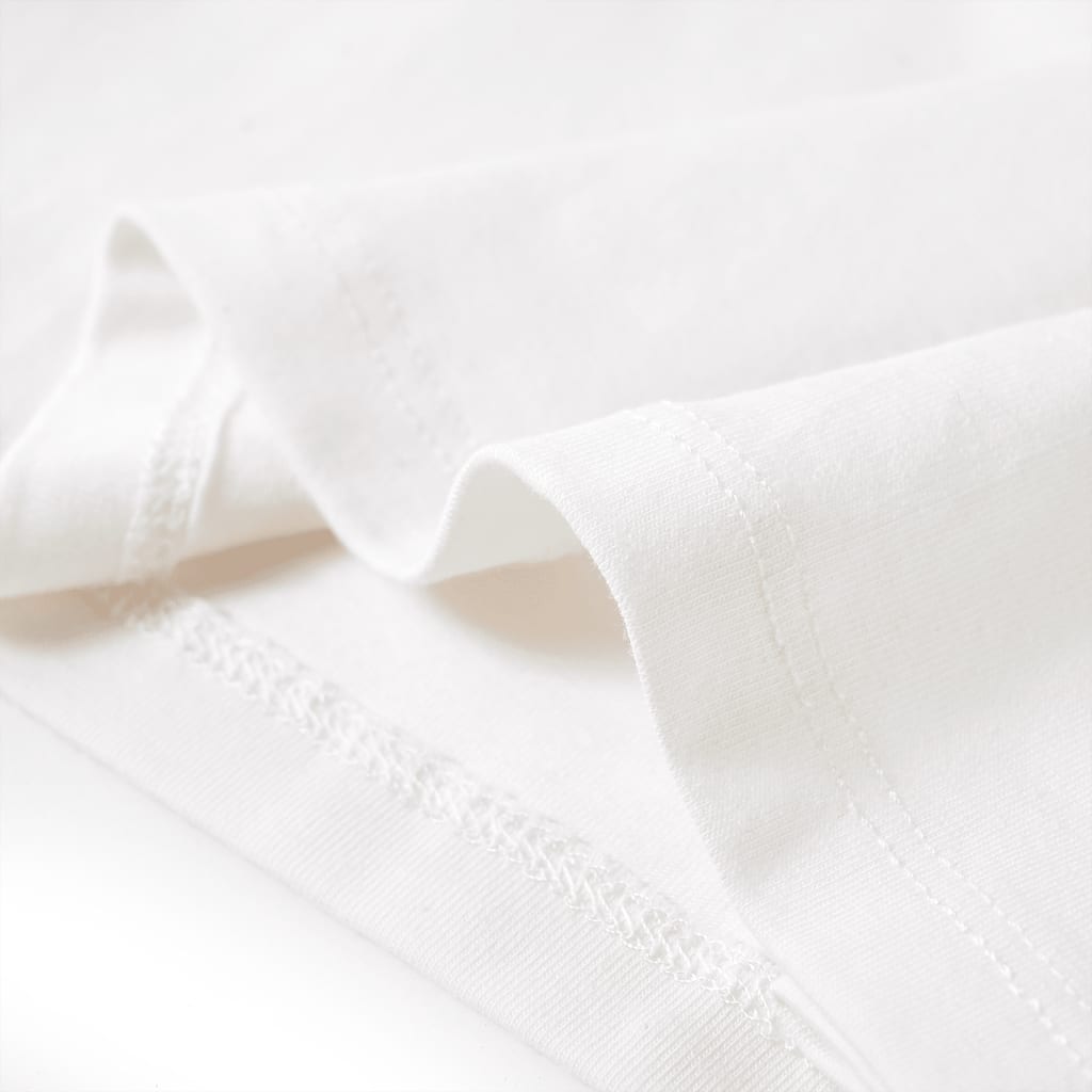 Tricou pentru copii cu mâneci lungi, ecru, 140 GartenMobel Dekor