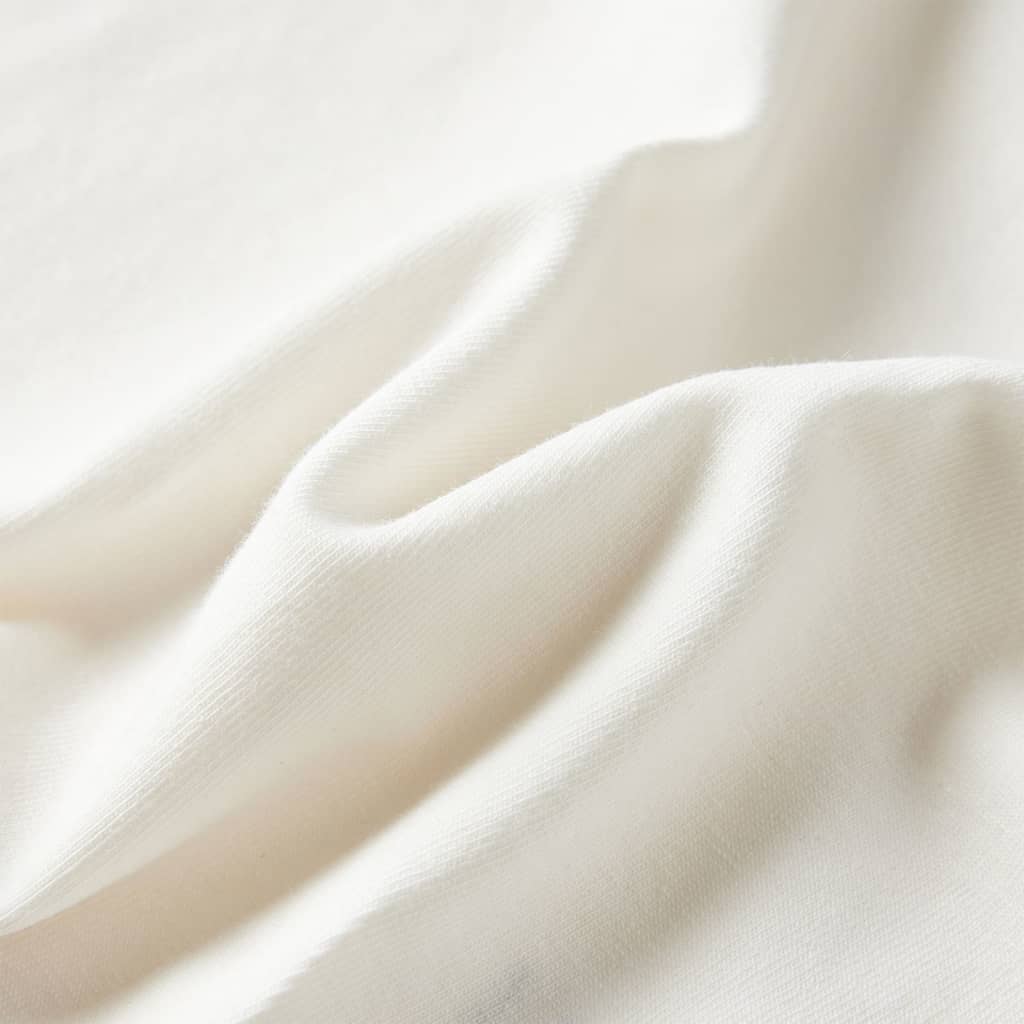Tricou pentru copii cu mâneci lungi, ecru 116 GartenMobel Dekor