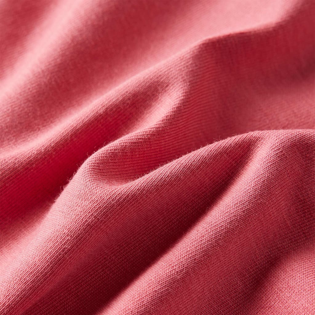 Tricou pentru copii cu mâneci lungi, roz antichizat, 92 GartenMobel Dekor