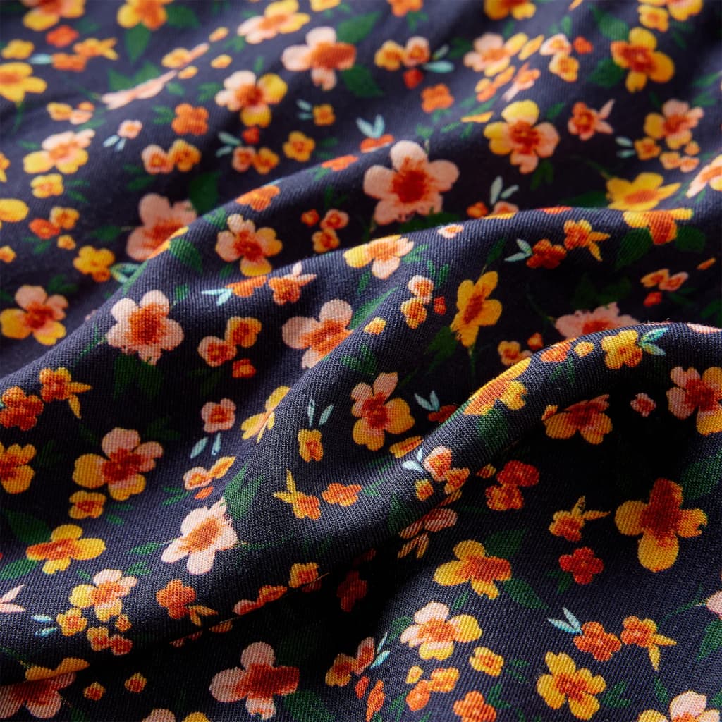 Rochie cu mâneci lungi pentru copii, bleumarin, 140 GartenMobel Dekor