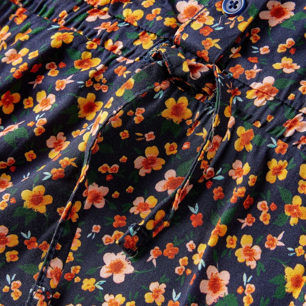 Rochie cu mâneci lungi pentru copii, bleumarin, 140 GartenMobel Dekor