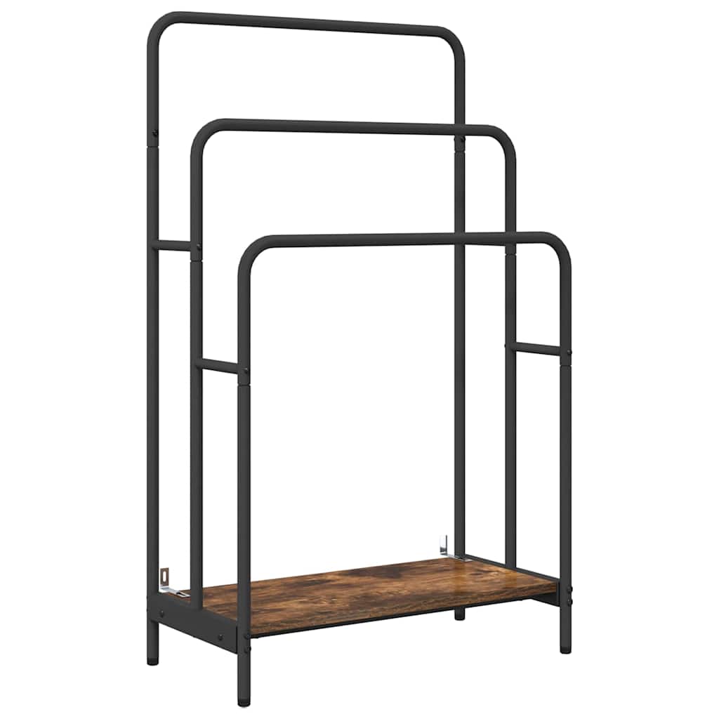 Stativ pentru haine cu raft Stejar fumuriu 60 x 30 x 100.5 cm GartenMobel Dekor