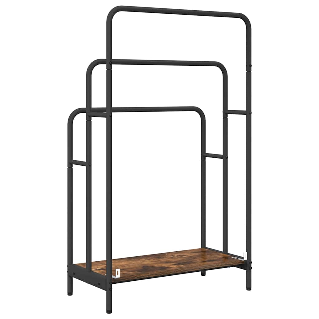 Stativ pentru haine cu raft Stejar fumuriu 60 x 30 x 100.5 cm GartenMobel Dekor