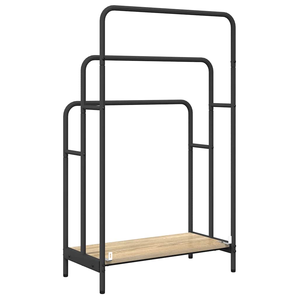 Stativ pentru haine cu raft Stejar sonoma 60 x 30 x 100.5 cm GartenMobel Dekor
