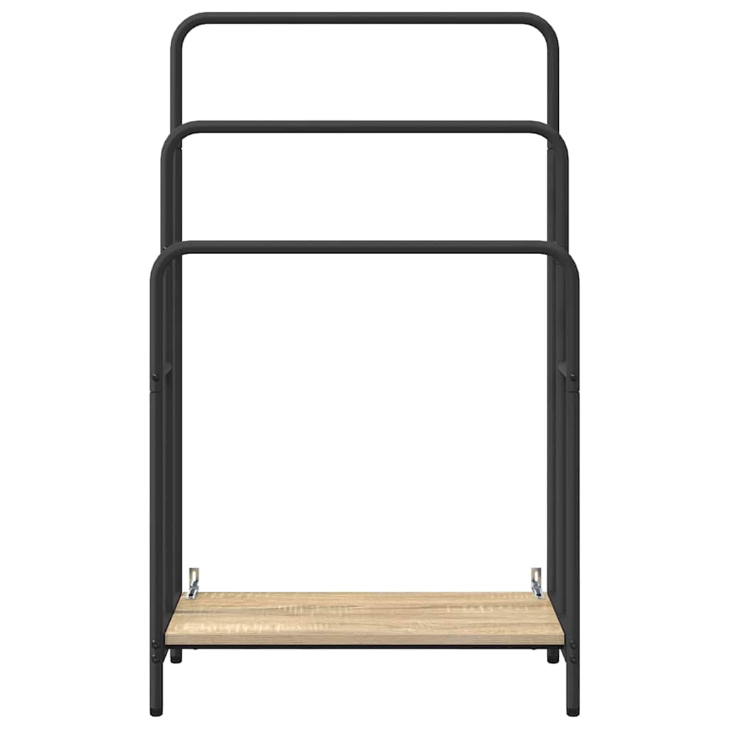 Stativ pentru haine cu raft Stejar sonoma 60 x 30 x 100.5 cm GartenMobel Dekor