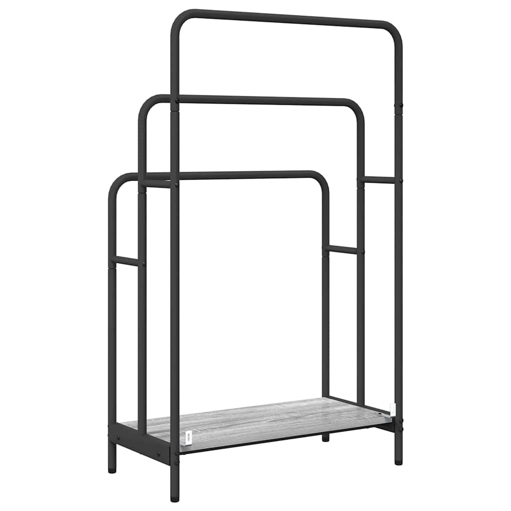 Stativ pentru haine sonoma gri 60 x 30 x 100.5 cm Lemn compozit GartenMobel Dekor