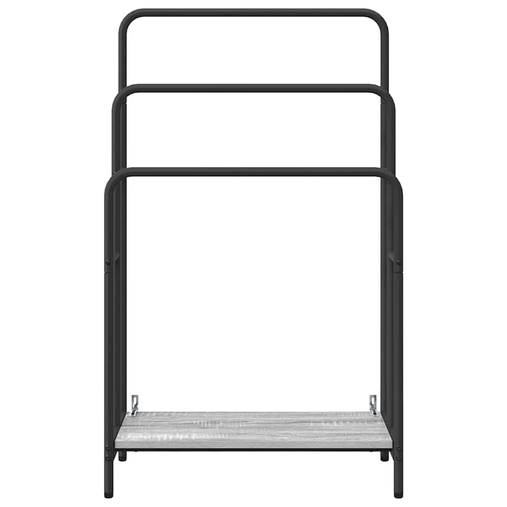 Stativ pentru haine sonoma gri 60 x 30 x 100.5 cm Lemn compozit GartenMobel Dekor