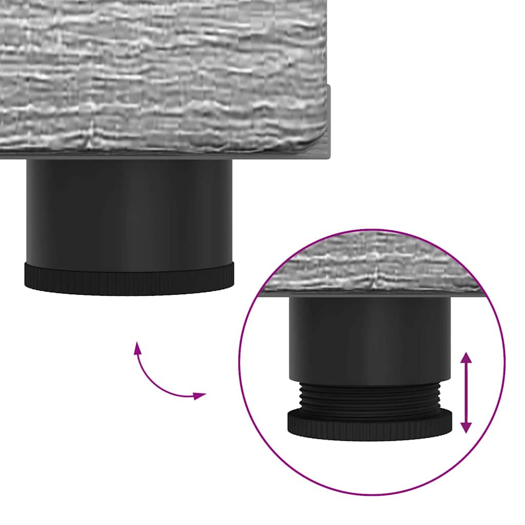 Dulap din Lemn Gri Sonoma 150 x 39 x 30 cm Lemn compozit GartenMobel Dekor