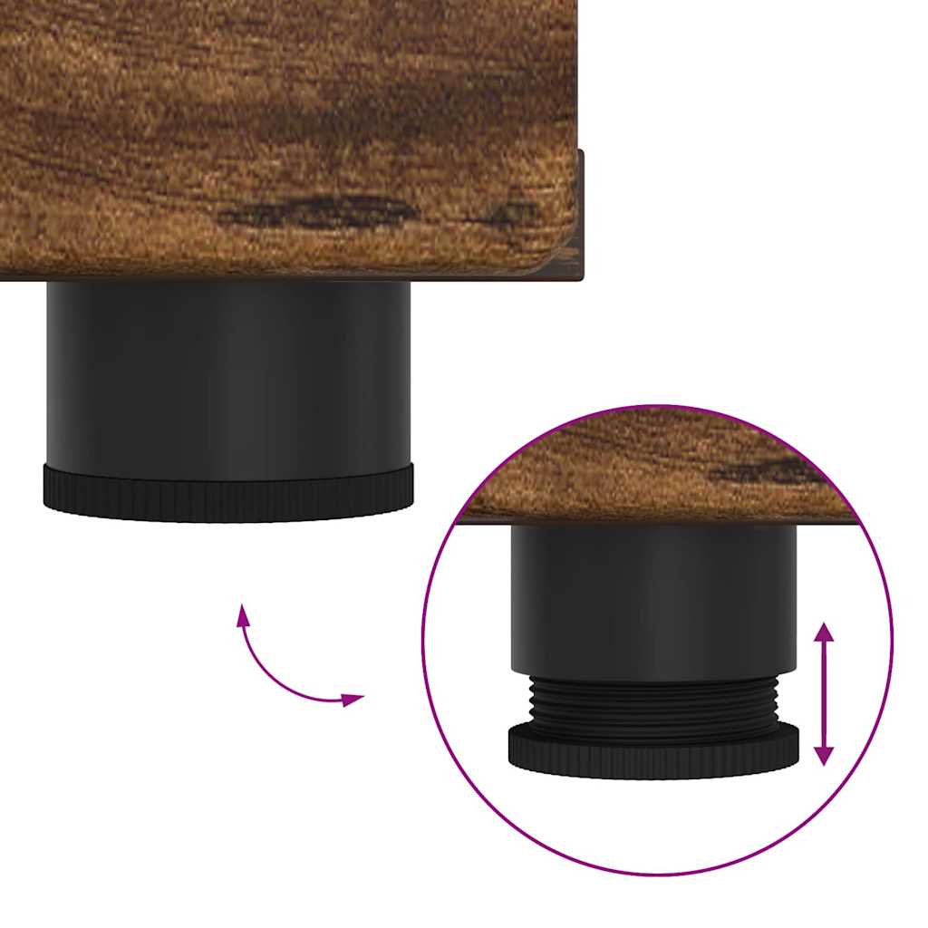 Dulap din Lemn Stejar fumuriu 150 x 39 x 30 cm Lemn compozit GartenMobel Dekor