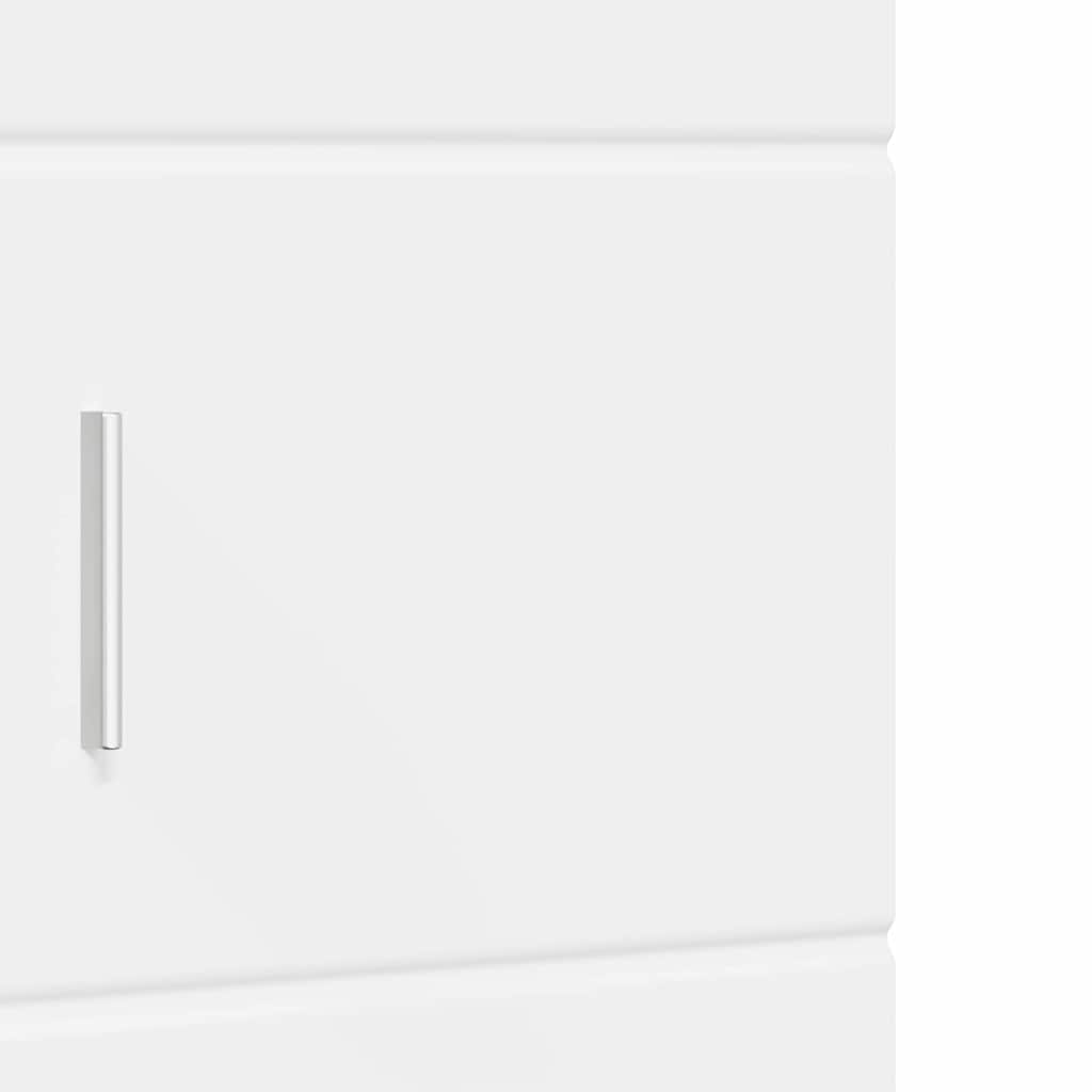 Set dulap baie TULUM Alb 37 x 31,5 x 203 cm Lemn compozit GartenMobel Dekor