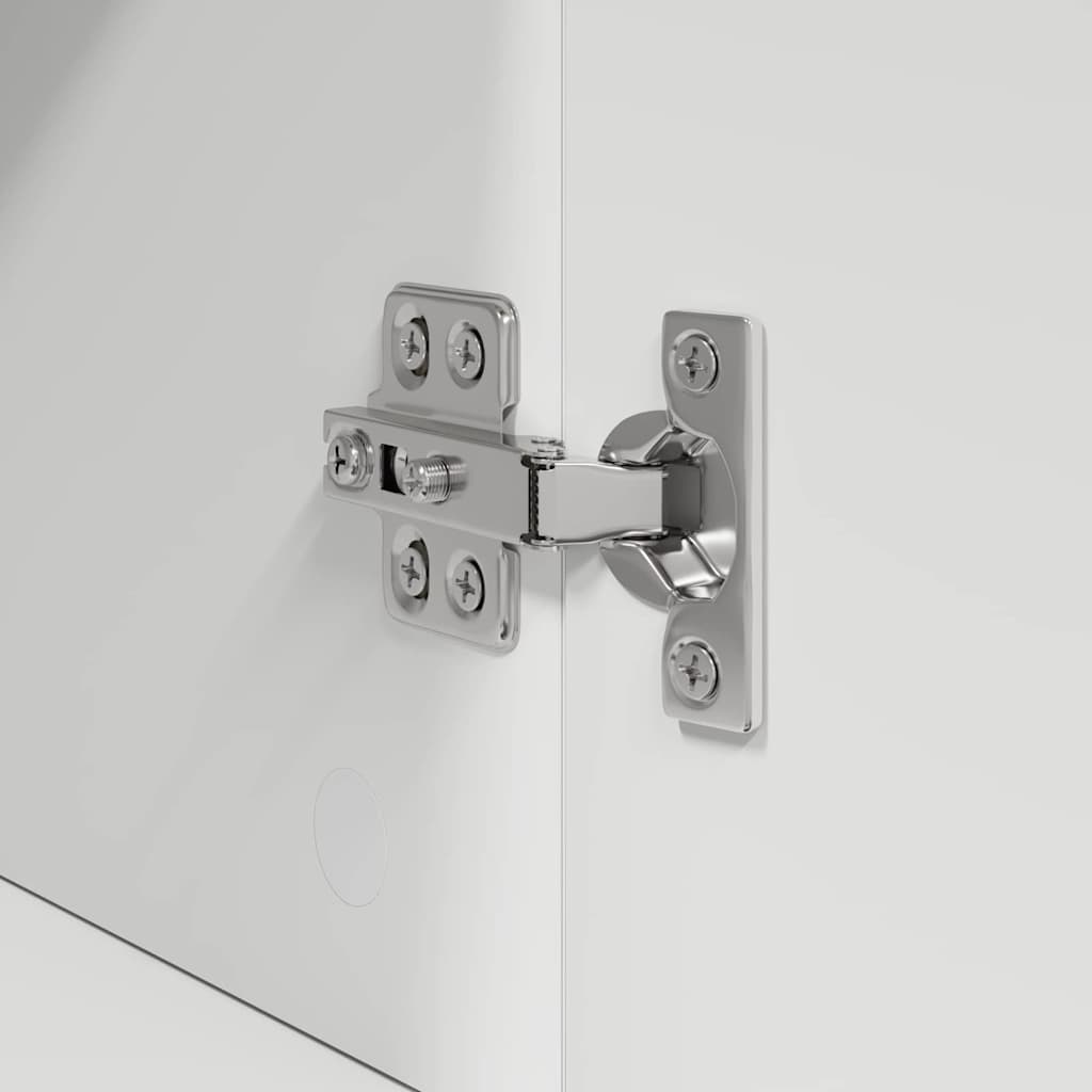 Set dulap baie TULUM Alb 37 x 31,5 x 82 cm Lemn compozit GartenMobel Dekor