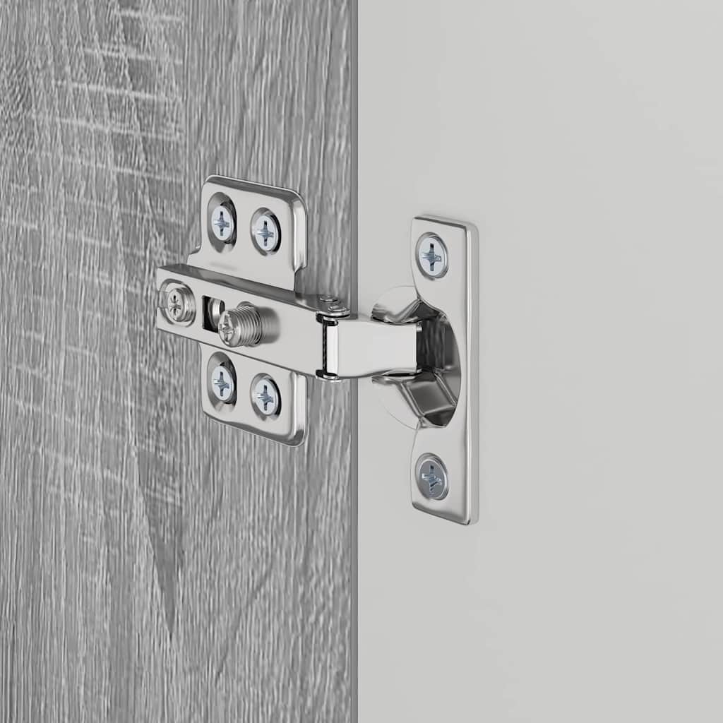 Set dulap baie TULUM Gri Sonoma 60 x 34 x 63 cm Lemn compozit GartenMobel Dekor