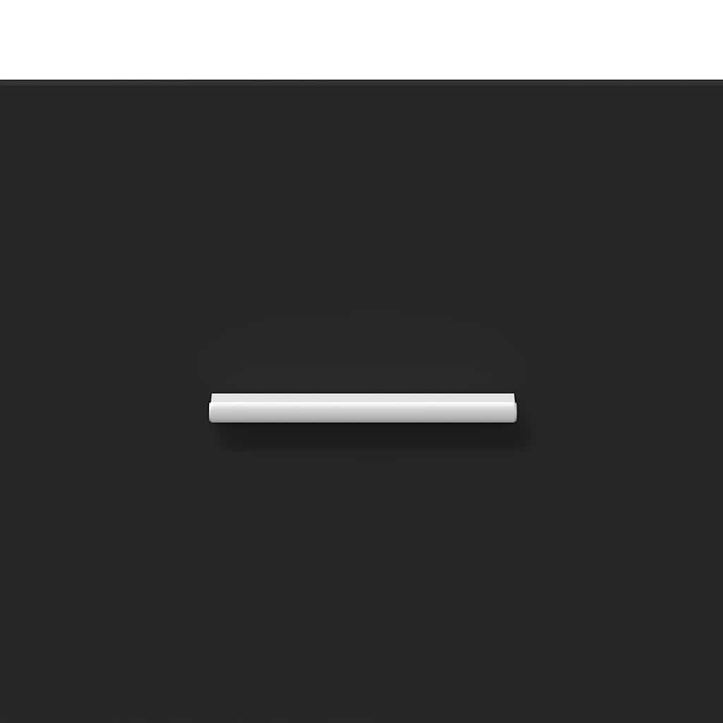 Set dulap baie TULUM Negru 37 x 31,5 x 82 cm Lemn compozit GartenMobel Dekor