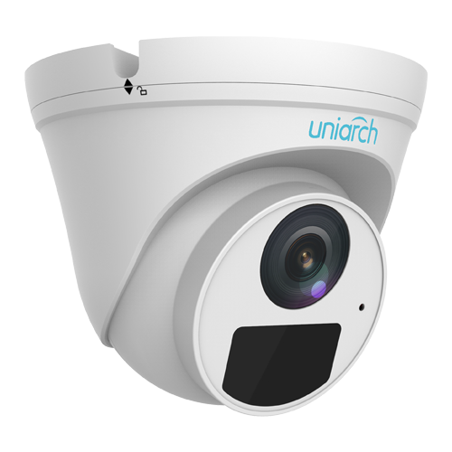Camera IP 2MP, lentila 2.8mm, IR 30m, Microfon integrat, PoE, IP67 - Uniarch IPC-T122-APF28-ECO SafetyGuard Surveillance